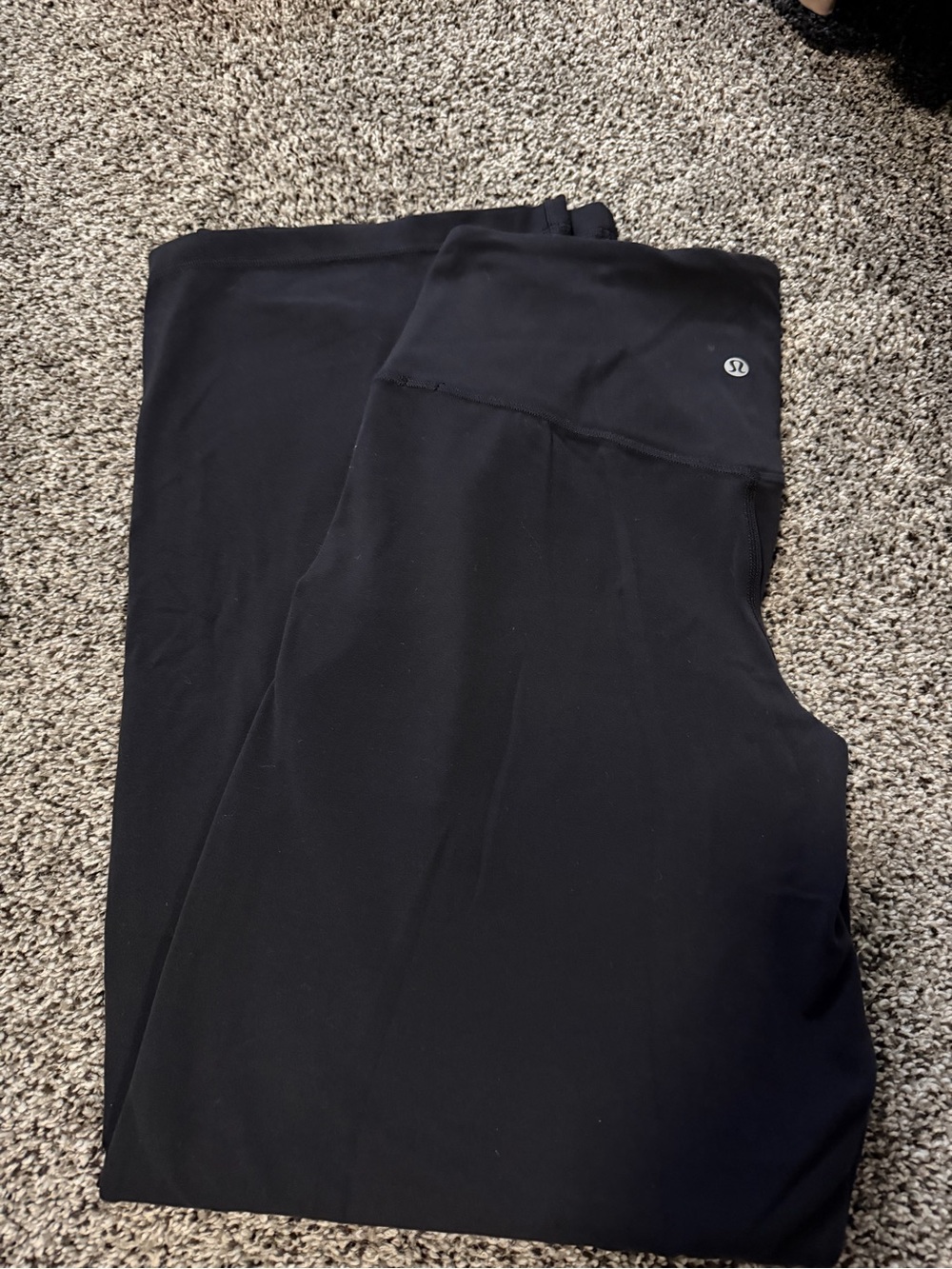 lululemon athletica women align wide leg Black leggings